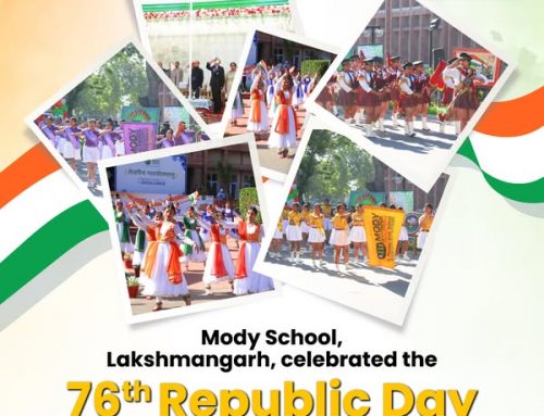 Mody School, Lakshmangarh, celebrated the 76th Republic Day